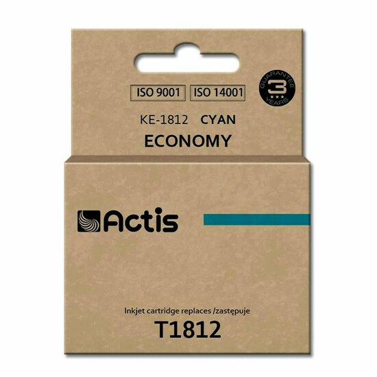 Originele inktcartridge Actis KE-1812 Cyaan 1