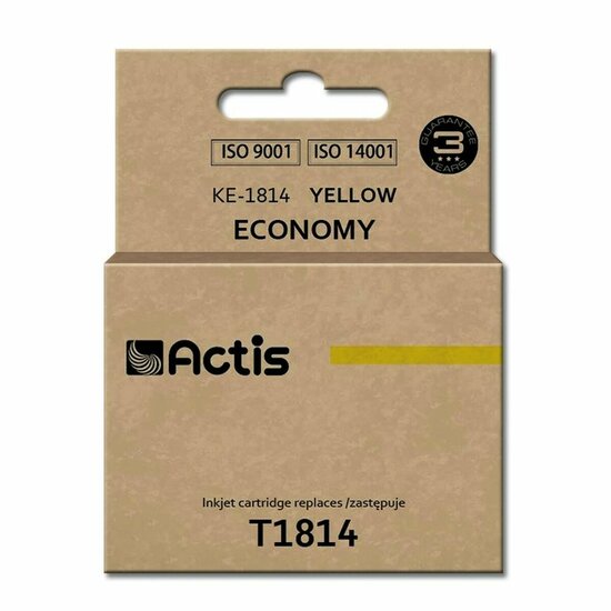 Originele inktcartridge Actis KE-1814 Geel 1