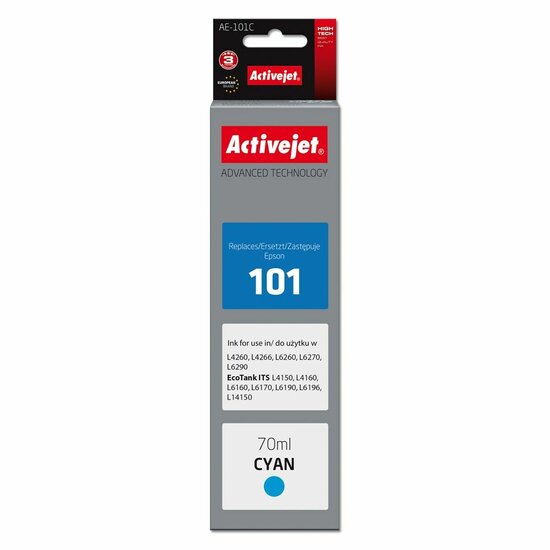 Originele inktcartridge Activejet AAE-101C Cyaan 1