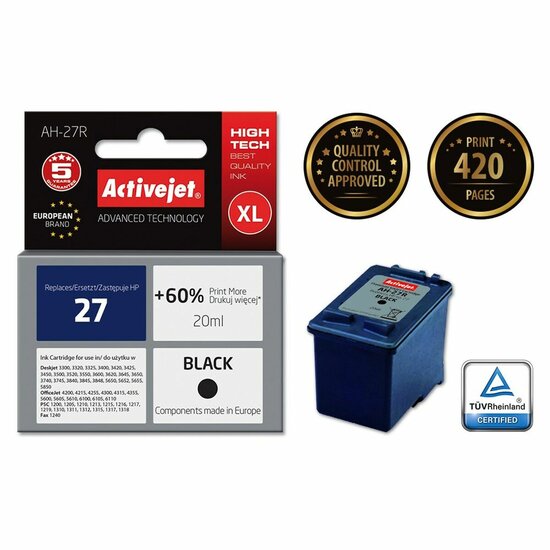 Originele inktcartridge Activejet AH-27R Zwart 2