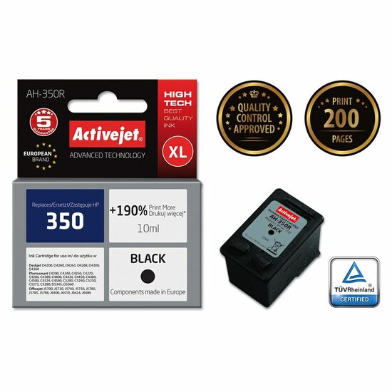 Originele inktcartridge Activejet AH-350R Zwart 2