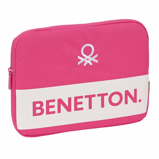 Laptophoes Benetton Raspberry Fuchsia (31 x 23 x 2 cm) 1