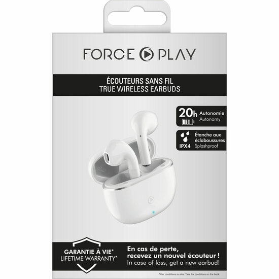 In-ear Bluetooth oordopjes Big Ben Interactive FPYTWSBOUTON Wit 3