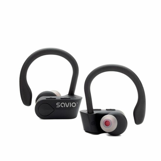 In-ear Bluetooth oordopjes Savio TWS-03 Zwart Grafiet 6