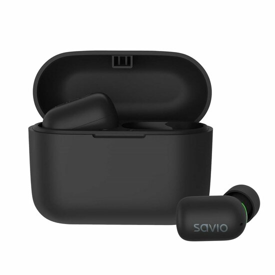 In-ear Bluetooth oordopjes Savio TWS-09 Zwart 1