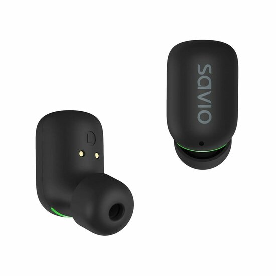 In-ear Bluetooth oordopjes Savio TWS-09 Zwart 3