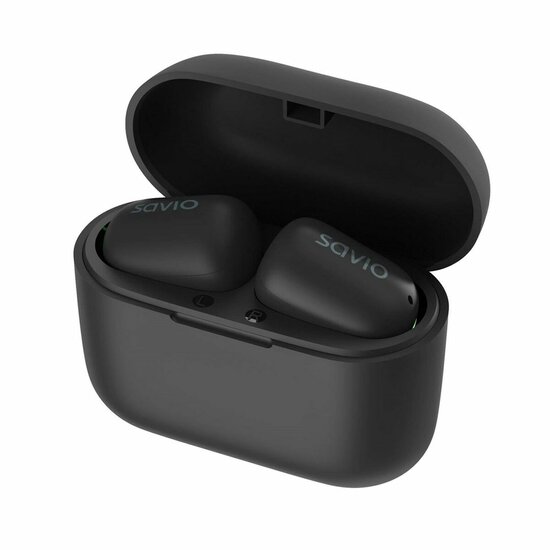 In-ear Bluetooth oordopjes Savio TWS-09 Zwart 5