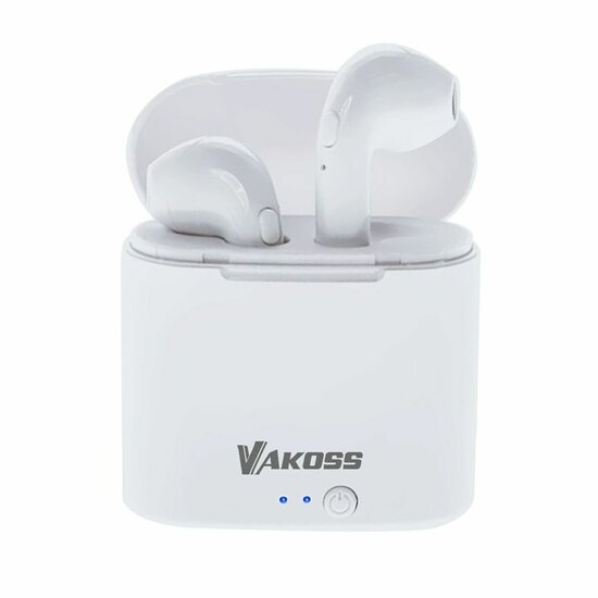 In-ear Bluetooth oordopjes Vakoss SK-832BW Wit Multicolour 1