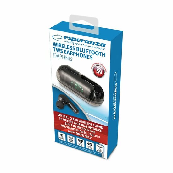 In-ear Bluetooth oordopjes Esperanza EH239K Zwart 4