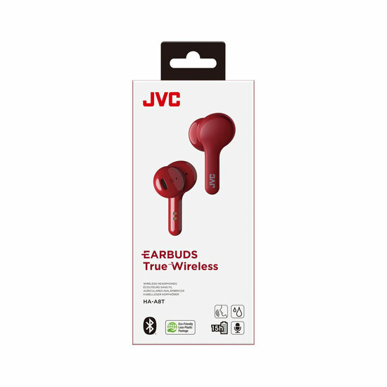 In-ear Bluetooth oordopjes JVC HA-A8TRU Rood 1