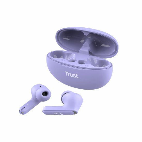 In-ear Bluetooth oordopjes Trust 25297 Paars 3