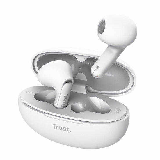 In-ear Bluetooth oordopjes Trust Yavi Wit 4