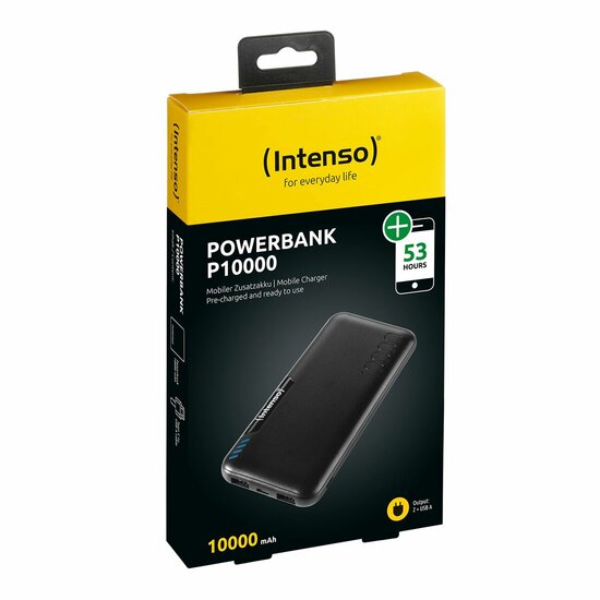 Powerbank INTENSO P10000 Zwart 10000 mAh (1 Stuks) 1