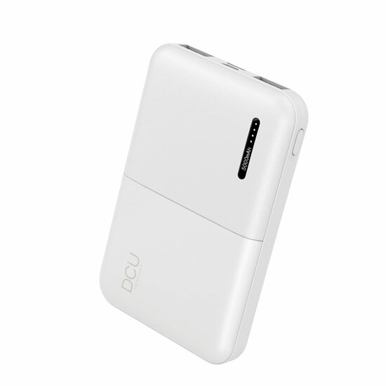 Powerbank DCU 34155002 Wit 5000 mAh 1