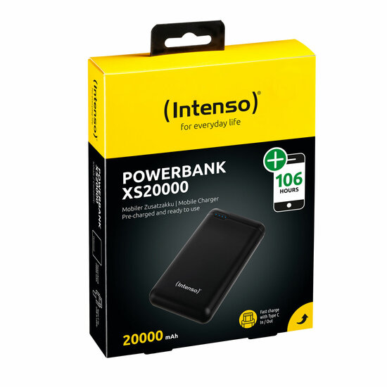 Powerbank INTENSO XS20000 Zwart 20000 mAh 1