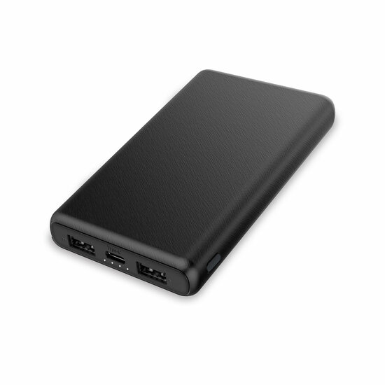 Powerbank Contact LCBA10000U02C Zwart 10000 mAh 1