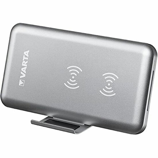 Draadloze Powerbank Varta Fast Wireless Zilver 3