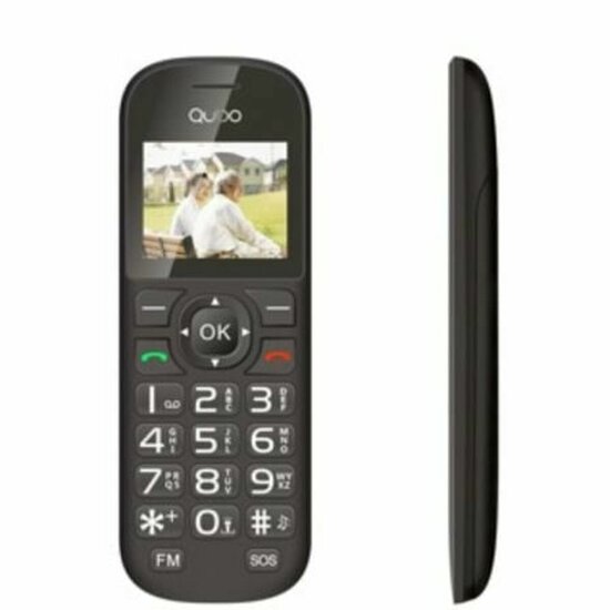 Senioren Telefoon Qubo D-1803BK 1,75&quot; 1