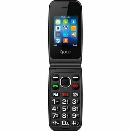 Senioren Telefoon Qubo NEONW BL SOS 2,4&quot; 1