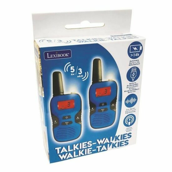 Walkie Talkie Lexibook TW43 Monitor Blauw 5