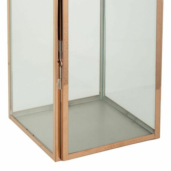 Lantaarn Alexandra House Living Koper Glas Roestvrij staal 28 x 66 x 29 cm 5