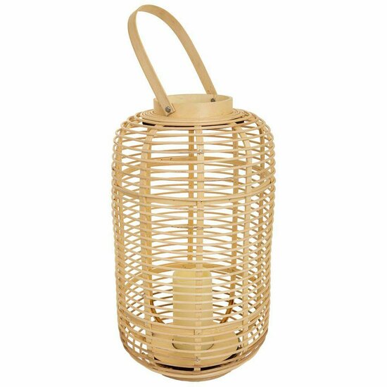 Lantaarn Alexandra House Living Natuurlijk Bamboe Rotan 29 x 48 x 29 cm 1