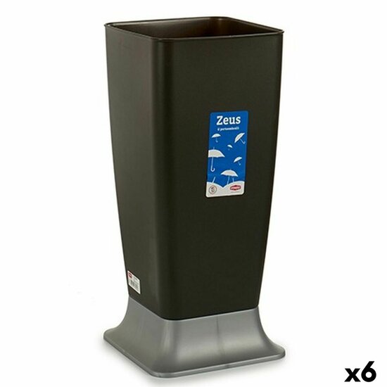 Paraplubak Stefanplast Zeus Antraciet Plastic 25 x 55 x 25 cm (6 Stuks) 1