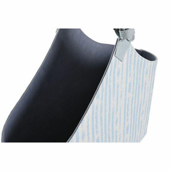 Tijdschriftenrek DKD Home Decor 49 x 17 x 45 cm Blauw Wit Mediterrane 2