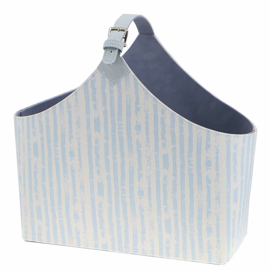 Tijdschriftenrek DKD Home Decor 49 x 17 x 45 cm Blauw Wit Mediterrane 3