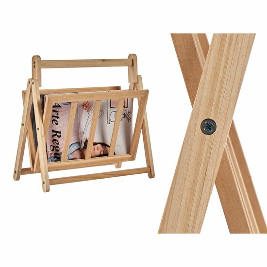 Tijdschriftenrek Bruin Hout 30 x 37,5 x 36,5 cm (12 Stuks) 4