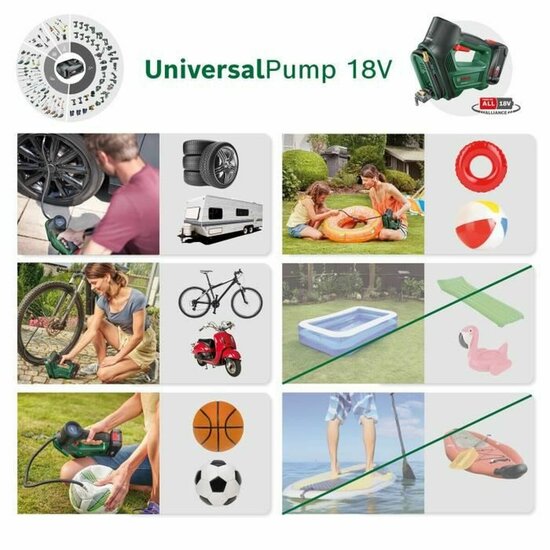 Luchtcompressor BOSCH Universalpump Groen 4