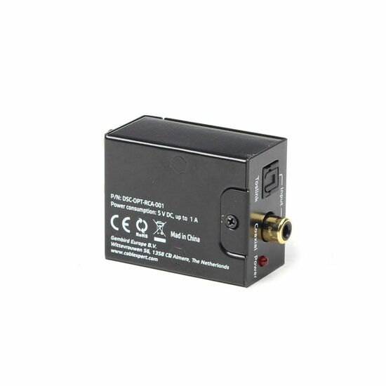 Audio Converter GEMBIRD DSC-OPT-RCA-001 6