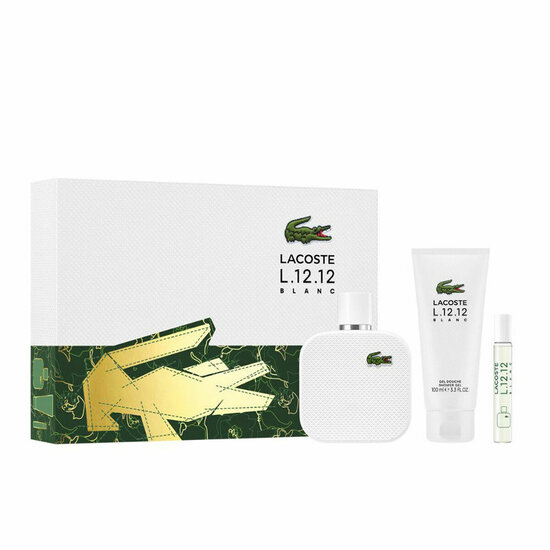 Parfumset voor Heren Lacoste L. 12 .12  POUR LUI 3 Onderdelen 1