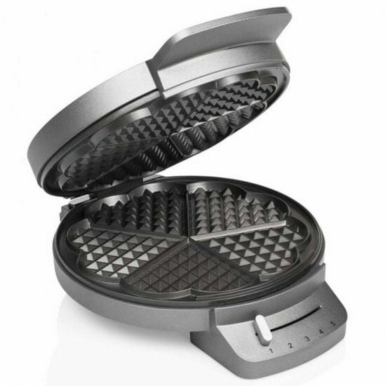 Wafelmaker Princess 01.132380.01.001 1200 W Zwart Staal 1