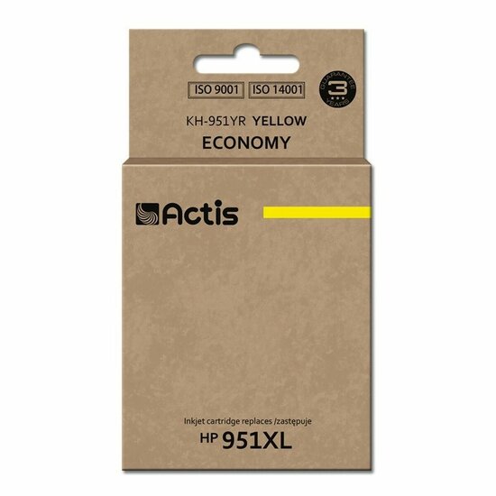 Originele inktcartridge Actis KH-951YR Geel 1