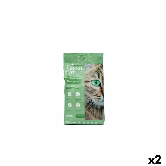 Kattenbakvulling Gloria Premium Alo&euml; Vera 10 kg 2 Stuks 1