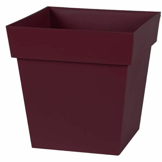 Bloempot Ecolux Toscana Rood Bordeaux 32 x 32 x 32 cm 1