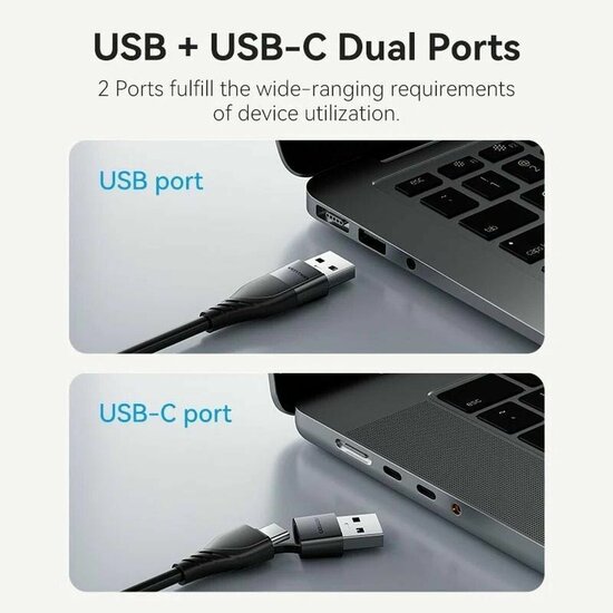 Adapter USB-C naar HDMI Vention ACYHB 3