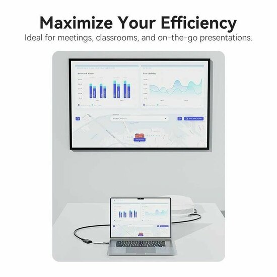 Adapter USB-C naar HDMI Vention ACYHB 5