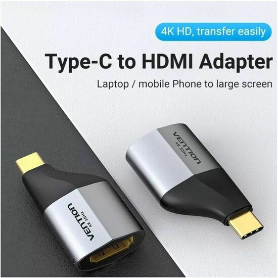 Adapter USB-C naar HDMI Vention TCDH0 2