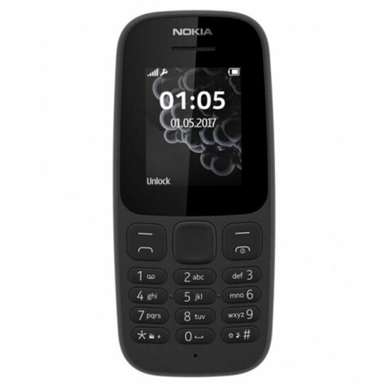 Mobiele Telefoon Nokia 105 DualSIM Zwart 1