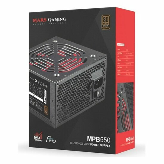 Voedingsbron Mars Gaming MPB550 ATX 550 W 80 Plus Bronze 7