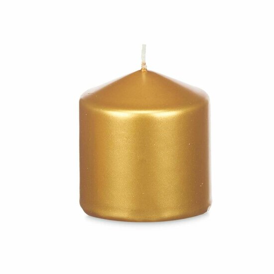 Kaars Gouden 7 x 7,5 x 7 cm (24 Stuks) 2