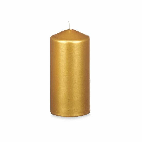 Kaars Gouden 7 x 15,5 x 7 cm (12 Stuks) 2