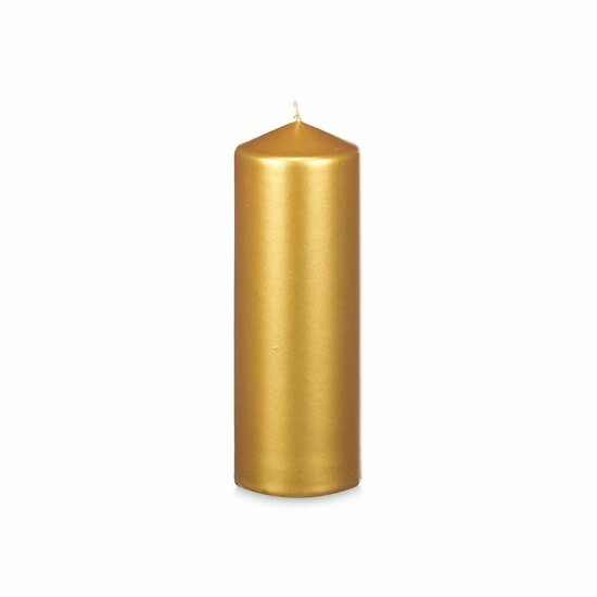 Kaars Gouden 7 x 20 x 7 cm (12 Stuks) 2