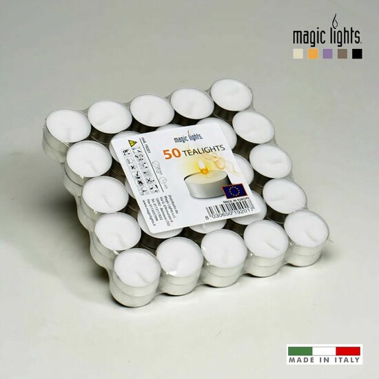 Kaarsenset Magic Lights 50 Onderdelen Wit 2