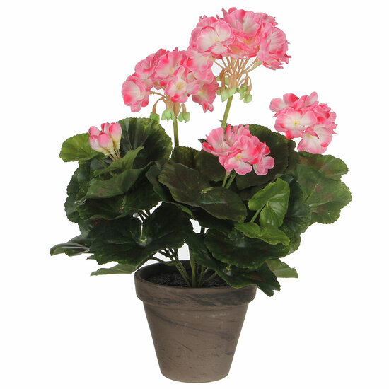 Decoratieve plant Mica Decorations PVC Geranium (11,5 x 33 cm) 1