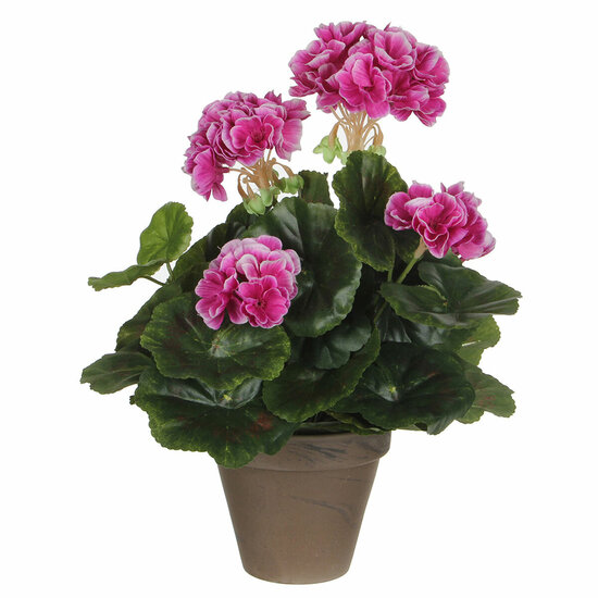 Decoratieve plant Mica Decorations PVC Geranium (11,5 x 33 cm) 1