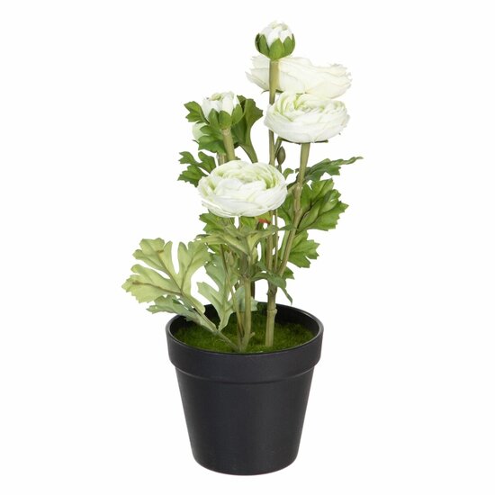 Decoratieve plant Polyester Polyethyleen Ijzer Bloem 12,5 x 12,5 x 37 cm 1