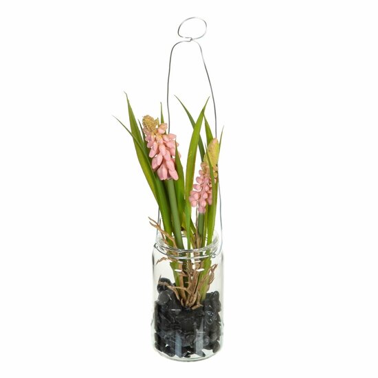 Decoratieve plant Polyester Polyethyleen Ijzer 7 x 7 x 18 cm 1